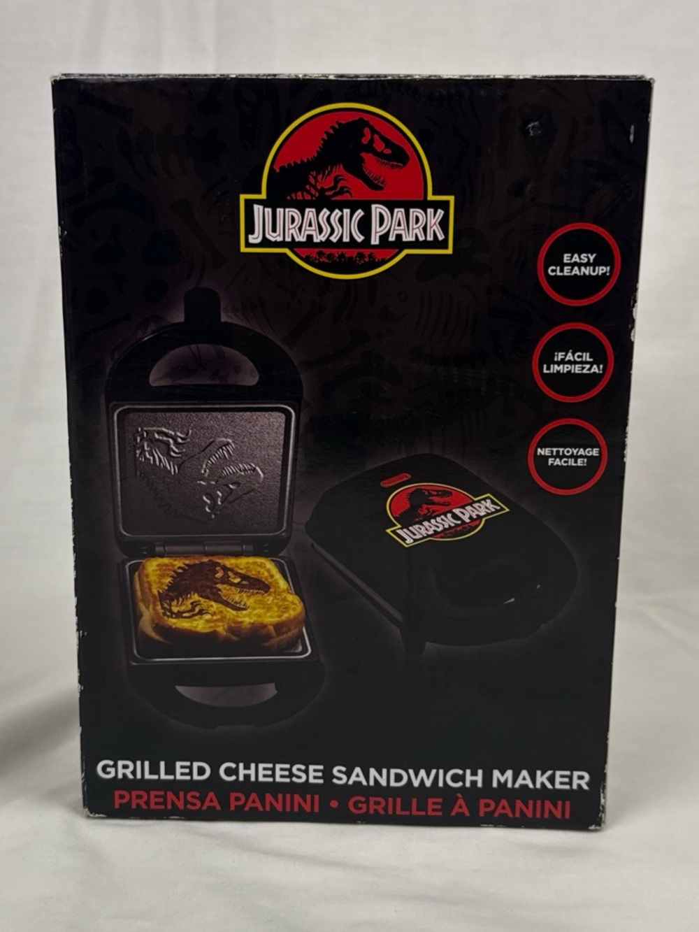 Uncanny Brands Jurassic Park Grilled Cheese Panini Press Maker